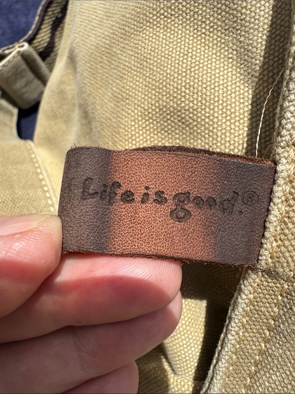Life Is Good casual canvas